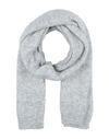 American Vintage Woman Scarf Light Grey Size - Mohair Wool, Wool, Polyamide, Elastane