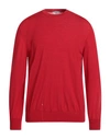 Pt Torino Man Sweater Red Size 44 Virgin Wool