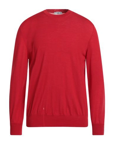 Pt Torino Man Sweater Red Size 44 Virgin Wool