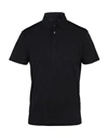 Peuterey Man Polo Shirt Black Size M Polyester In Black