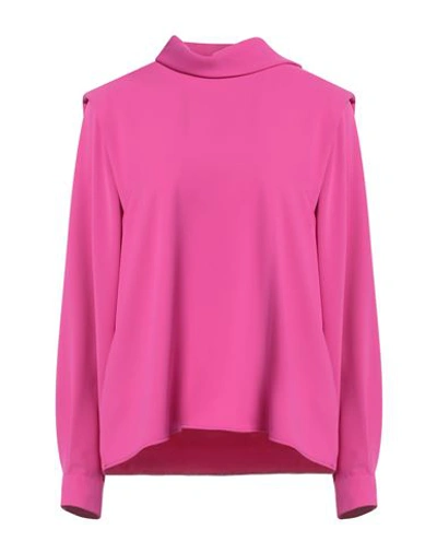 Nenette Woman Blouse Fuchsia Size 10 Polyester In Pink