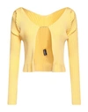 Jacquemus Woman Sweater Yellow Size 2 Viscose, Polyamide, Elastane, Polyester