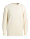 Filippo De Laurentiis Man Sweater Off White Size 44 Alpaca Wool, Polyamide, Elastane
