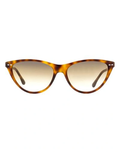 Isabel Marant Cat Eye Im0079s Sunglasses Woman Sunglasses Brown Size 58 Plastic
