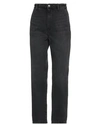 ROSEANNA ROSEANNA WOMAN DENIM PANTS BLACK SIZE 4 COTTON