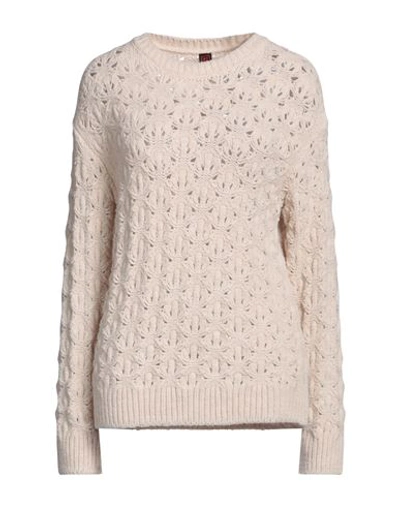 Stefanel Woman Sweater Beige Size M Wool, Acrylic, Elastane