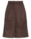 Beatrice B Beatrice .b Woman Shorts & Bermuda Shorts Chocolate Brown Size 2 Polyester, Elastane