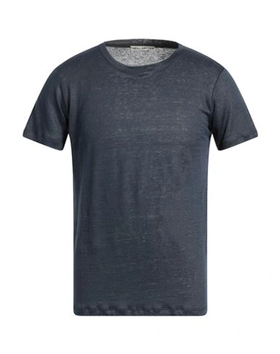 Neill Katter Man T-shirt Slate Blue Size L Linen