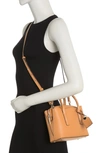 Kate Spade Margaux Leather Mini Satchel Bag In Classic Saddle