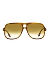Victoria Beckham Navigator Vb620s Sunglasses Woman Sunglasses Multicolored Size 59  In Fantasy
