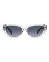 Rag & Bone Lena Rnb1055s Sunglasses Woman Sunglasses Grey Size 54 Acetate