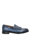 Barrett Man Loafers Blue Size 8.5 Soft Leather