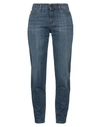 Mr & Mrs Italy Woman Jeans Blue Size S Cotton, Elastane In Blue