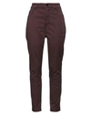 Marani Jeans Woman Pants Cocoa Size 12 Cotton, Elastane In Brown