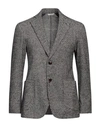 Exigo Man Blazer Lead Size 32 Polyester, Cotton, Viscose, Elastane In Grey