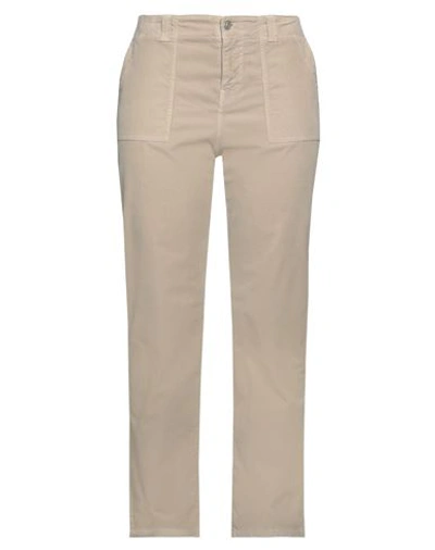 Kenzo Woman Pants Beige Size 14 Cotton, Elastane