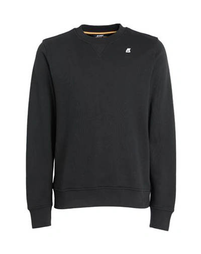 K-way Baptiste Man Sweatshirt Black Size S Cotton