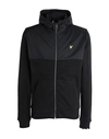 Lyle & Scott Man Sweatshirt Black Size Xxl Polyester, Cotton