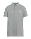 Murphy & Nye Man Polo Shirt Lead Size Xl Cotton In Grey