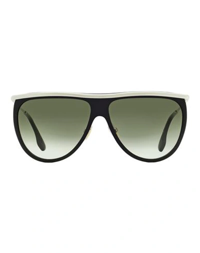 Victoria Beckham Women's Modified Aviator Sunglasses Vb155s 001 Black 60mm In Green
