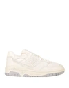 New Balance Sand 550 Sneakers With Padded Ankle And Fabric Inserts In White