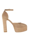 Islo Isabella Lorusso Woman Pumps Beige Size 7 Soft Leather In Beige