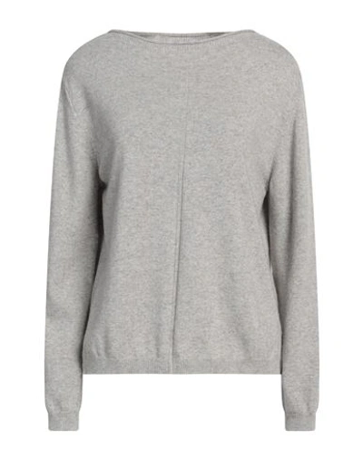 Bellwood Woman Sweater Light Grey Size L Polyamide, Viscose, Wool, Cashmere