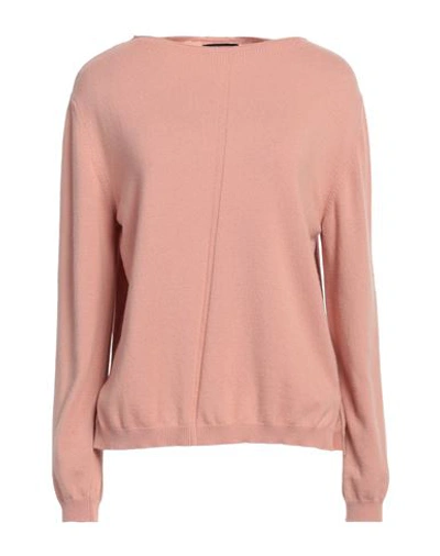Bellwood Woman Sweater Pink Size L Wool, Viscose, Cashmere, Polyamide