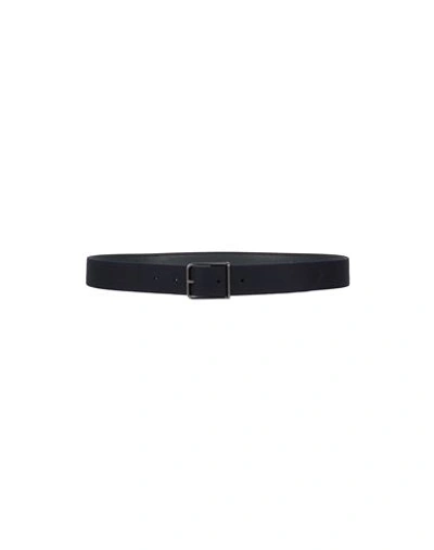 Anderson's Man Belt Midnight Blue Size 34 Textile Fibers, Soft Leather