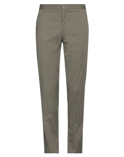 Tombolini Man Pants Military Green Size 34 Cotton, Polyamide, Elastane In Green
