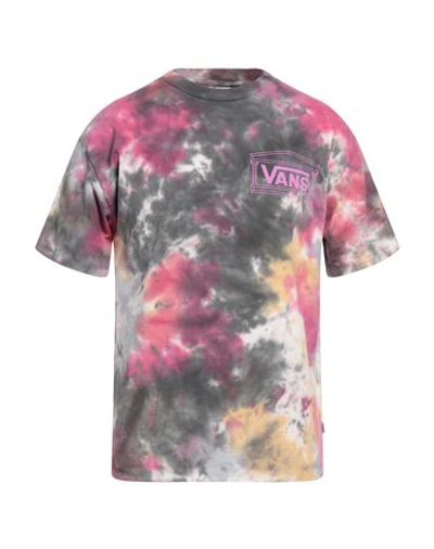 Vault By Vans X Aries Man T-shirt Fuchsia Size L Cotton In Pink