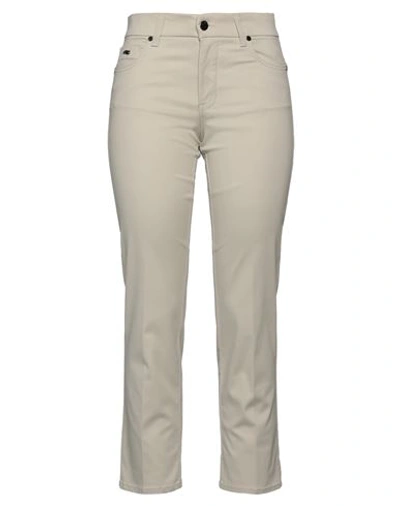 Marani Jeans Woman Pants Beige Size 4 Cotton, Elastane