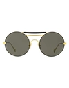 Roberto Cavalli Round Rc1137 Sunglasses Woman Sunglasses Black Size 58 Metal