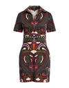 Desigual Woman Mini Dress Green Size S Cotton, Viscose, Elastane In Green