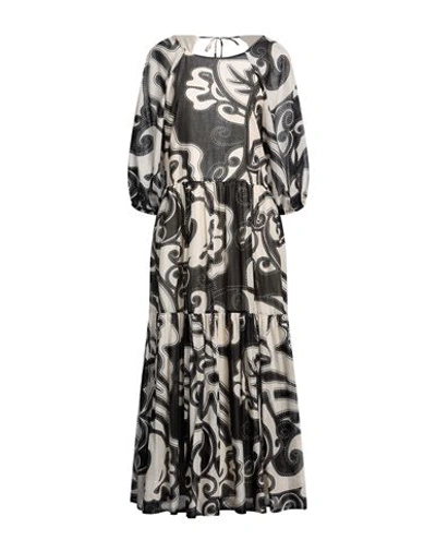 Devotion Twins Woman Long Dress Beige Size M Cotton