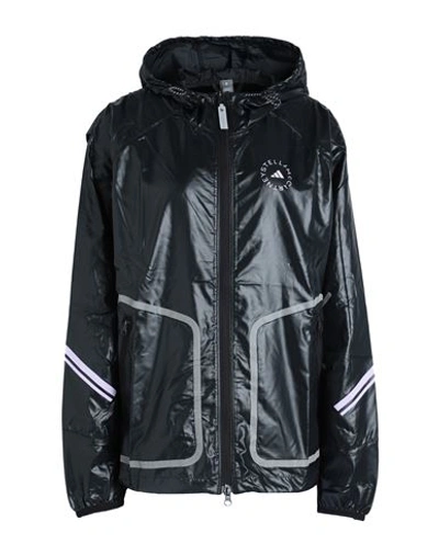 Adidas By Stella Mccartney Asmc Tpa Jkt Woman Jacket Black Size L Recycled Polyester