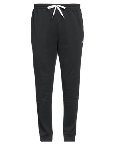 Adidas Originals Adidas Man Pants Black Size Xxl Cotton, Recycled Polyester