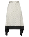 5rue Woman Midi Skirt Pastel Yellow Size S Polyester, Elastane In Yellow