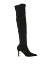 Marian Woman Boot Black Size 8 Textile Fibers, Soft Leather In Black
