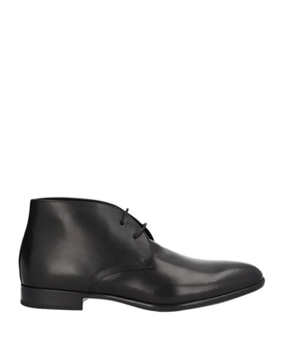 Doucal's Man Ankle Boots Black Size 6 Calfskin