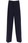 AMI ALEXANDRE MATTIUSSI AMI PARIS LOOSE FIT PANTS WITH STRAIGHT CUT