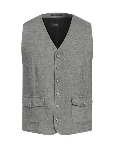 Cinque Man Vest Grey Size 38 Cotton, Polyester, Viscose, Elastane