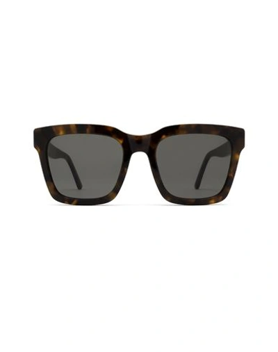 Retrosuperfuture Black Aalto Sunglasses In Brown