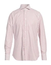Caliban Man Shirt White Size 17 Cotton In Red