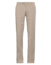Betwoin Man Pants Khaki Size 30 Cotton, Polyester, Elastane In Beige