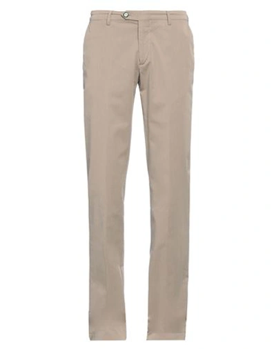 Betwoin Man Pants Khaki Size 30 Cotton, Polyester, Elastane In Beige