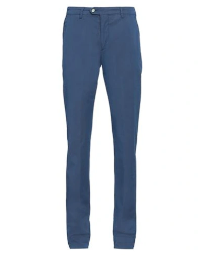 Betwoin Man Pants Navy Size 30 Cotton, Polyester, Elastane In Navy Blue