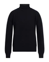 Homeward Clothes Man Turtleneck Midnight Blue Size Xl Lambswool, Nylon