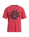 Rassvet Man T-shirt Brick Red Size S Cotton