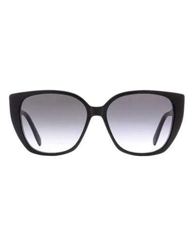 Alexander Mcqueen Butterfly Am0284s Sunglasses Woman Sunglasses Black Size 58 Acet
